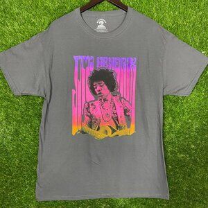 Jimi Hendrix Raw Classic Rock T-shirt size Large